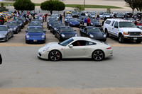 Parade of Porsches